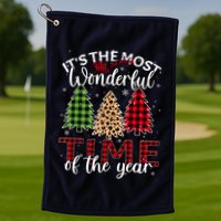 Christmas Trees ItS The Most Wonderful Time Of The Year Golf Towel
