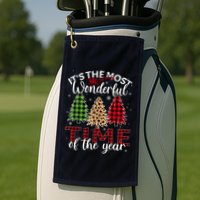 Christmas Trees ItS The Most Wonderful Time Of The Year Golf Towel
