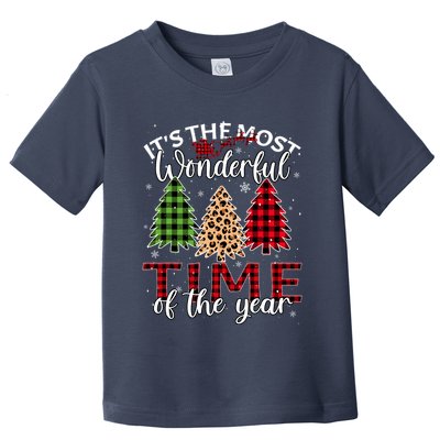 Christmas Trees ItS The Most Wonderful Time Of The Year Toddler T-Shirt