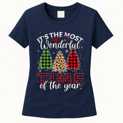 Christmas Trees ItS The Most Wonderful Time Of The Year Womens T-Shirt