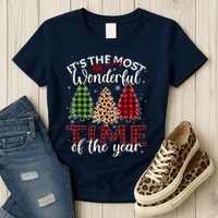 Christmas Trees ItS The Most Wonderful Time Of The Year Womens T-Shirt