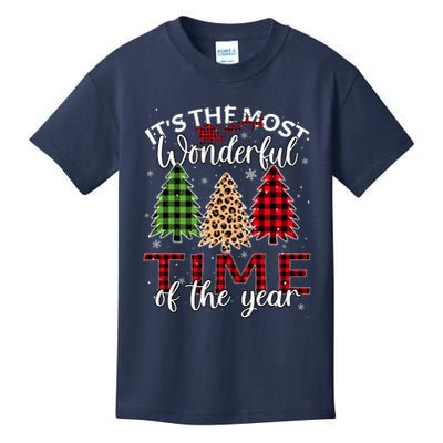 Christmas Trees ItS The Most Wonderful Time Of The Year Kids T-Shirt