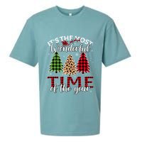 Christmas Trees ItS The Most Wonderful Time Of The Year Sueded Cloud Jersey T-Shirt