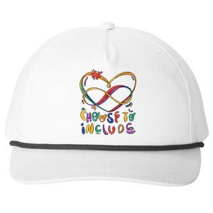 Choose To Include Autism Awareness Teacher Special Education Snapback Five-Panel Rope Hat