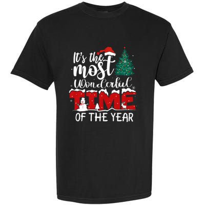 Christmas Trees ItS The Most Wonderful Time Of The Year Garment-Dyed Heavyweight T-Shirt