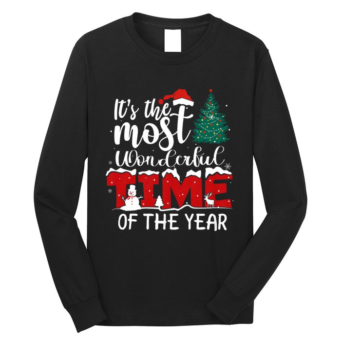 Christmas Trees ItS The Most Wonderful Time Of The Year Long Sleeve Shirt