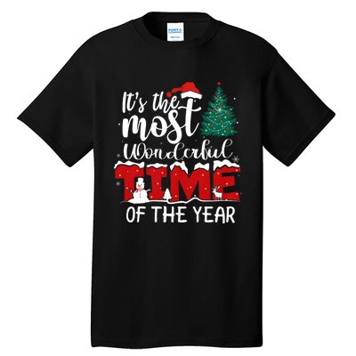 Christmas Trees ItS The Most Wonderful Time Of The Year Tall T-Shirt