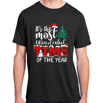 Christmas Trees ItS The Most Wonderful Time Of The Year Adult ChromaSoft Performance T-Shirt