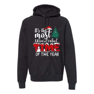 Christmas Trees ItS The Most Wonderful Time Of The Year Premium Hoodie