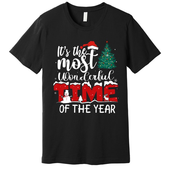 Christmas Trees ItS The Most Wonderful Time Of The Year Premium T-Shirt