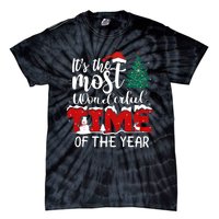 Christmas Trees ItS The Most Wonderful Time Of The Year Tie-Dye T-Shirt