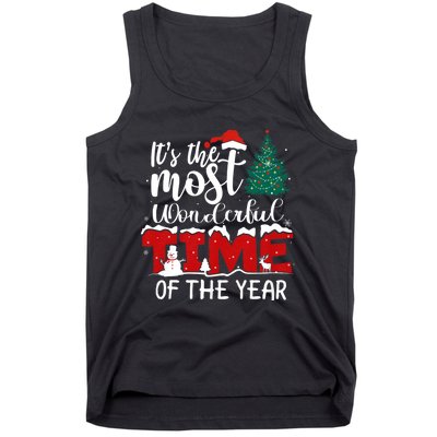 Christmas Trees ItS The Most Wonderful Time Of The Year Tank Top