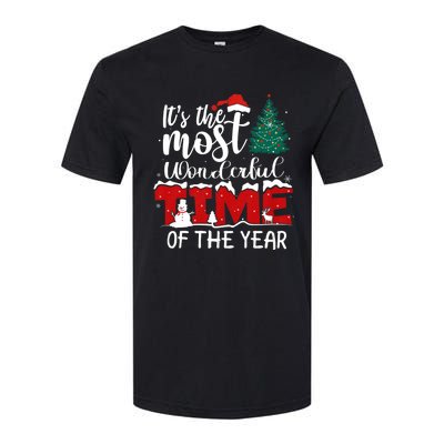 Christmas Trees ItS The Most Wonderful Time Of The Year Softstyle CVC T-Shirt