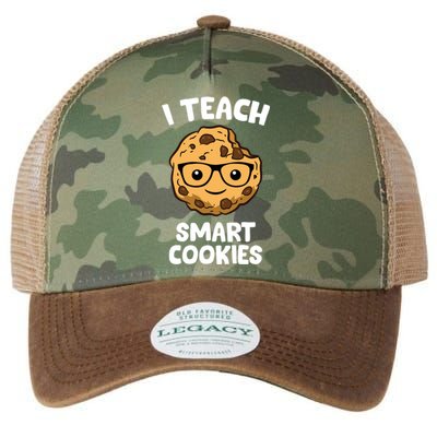 Cookie Teacher I Teach Smart Cookies Cute Teacher Gift Legacy Tie Dye Trucker Hat