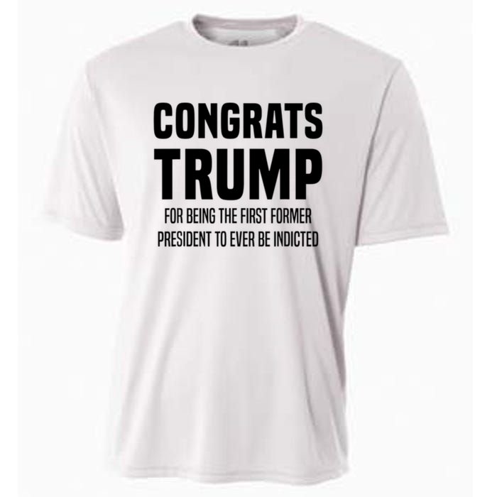 Congrats Trump Indicted Cooling Performance Crew T-Shirt