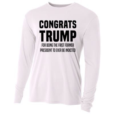 Congrats Trump Indicted Cooling Performance Long Sleeve Crew