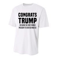 Congrats Trump Indicted Performance Sprint T-Shirt