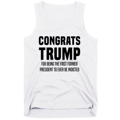 Congrats Trump Indicted Tank Top