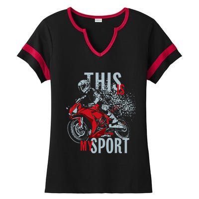 Cbr This Is My Sport Ladies Halftime Notch Neck Tee