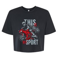 Cbr This Is My Sport Bella+Canvas Jersey Crop Tee