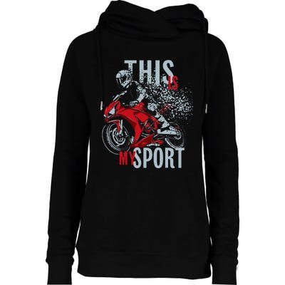 Cbr This Is My Sport Womens Funnel Neck Pullover Hood