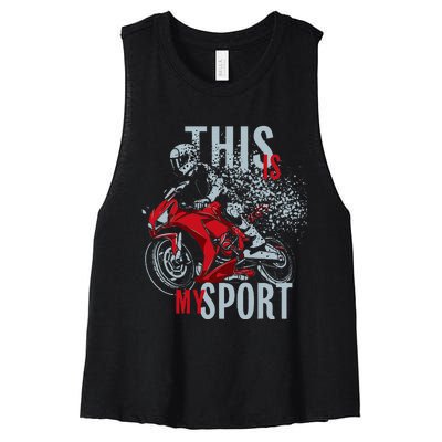 Cbr This Is My Sport Women's Racerback Cropped Tank