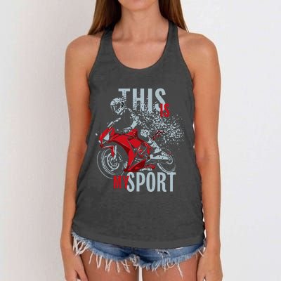 Cbr This Is My Sport Women's Knotted Racerback Tank