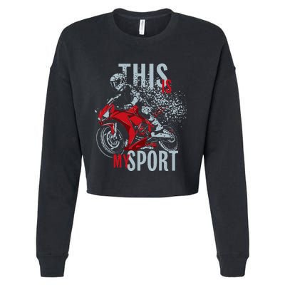 Cbr This Is My Sport Cropped Pullover Crew