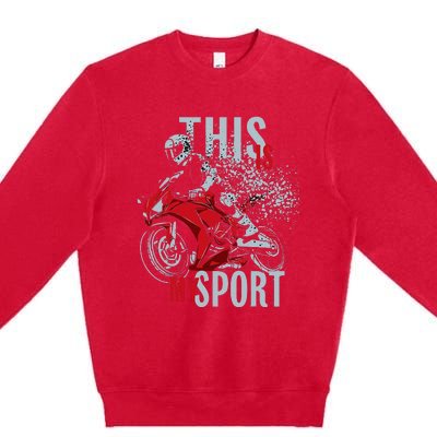 Cbr This Is My Sport Premium Crewneck Sweatshirt