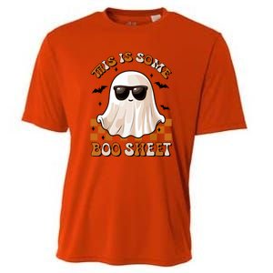 CUTE This Is Some Boo Sheet Ghost Funny Halloween Gifts Cooling Performance Crew T-Shirt