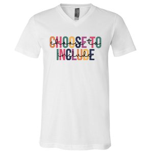 Choose To Include SPED Teacher Life V-Neck T-Shirt