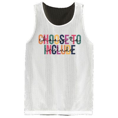 Choose To Include SPED Teacher Life Mesh Reversible Basketball Jersey Tank