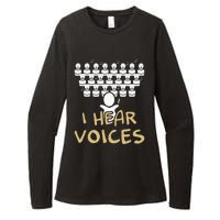 Choir Teacher I Hear Voices Funny Chorister Womens CVC Long Sleeve Shirt