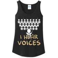 Choir Teacher I Hear Voices Funny Chorister Ladies Essential Tank