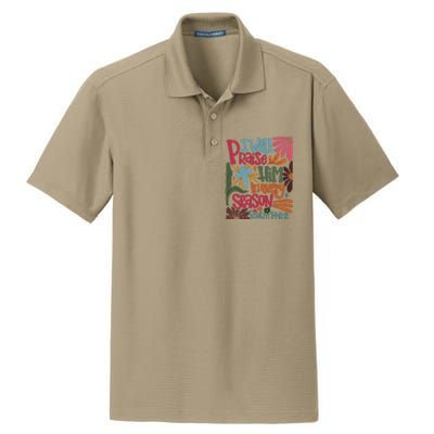 Christian Thanksgiving I Will Praise Him In Every Season Dry Zone Grid Polo