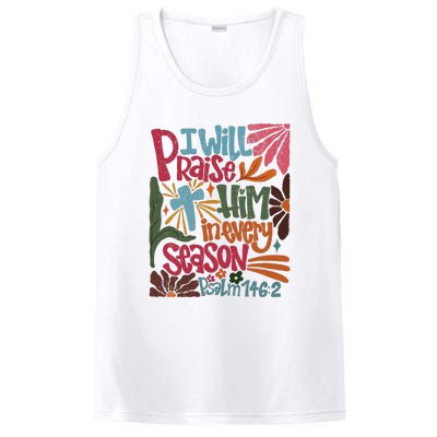 Christian Thanksgiving I Will Praise Him In Every Season PosiCharge Competitor Tank