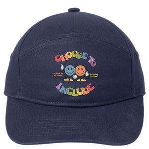 Choose To Include Neurodiversity Autism Spectrum 7-Panel Snapback Hat