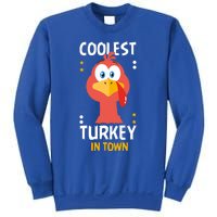 Coolest Turkey In Town Happy Family Thanksgiving Gift Sweatshirt