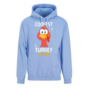 Coolest Turkey In Town Happy Family Thanksgiving Gift Unisex Surf Hoodie