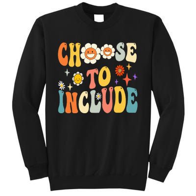 Choose To Include Special Education Teacher Autism Awareness Sweatshirt