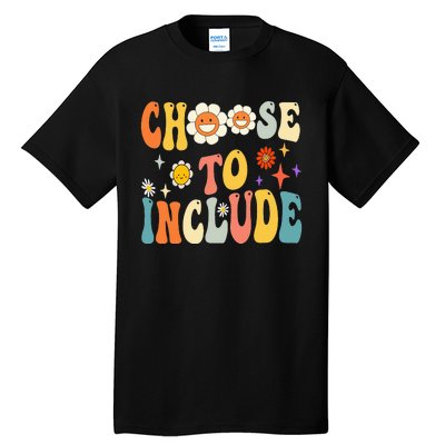 Choose To Include Special Education Teacher Autism Awareness Tall T-Shirt