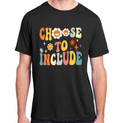 Choose To Include Special Education Teacher Autism Awareness Adult ChromaSoft Performance T-Shirt