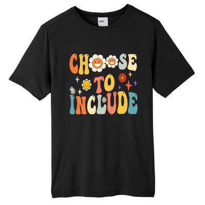 Choose To Include Special Education Teacher Autism Awareness Tall Fusion ChromaSoft Performance T-Shirt