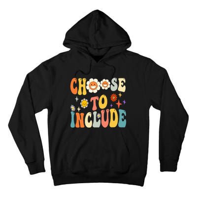 Choose To Include Special Education Teacher Autism Awareness Tall Hoodie