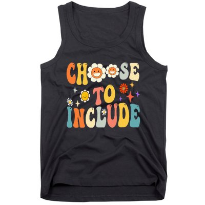 Choose To Include Special Education Teacher Autism Awareness Tank Top