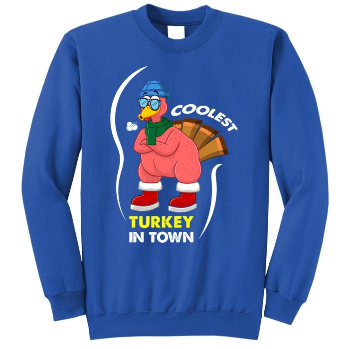 Coolest Turkey In Town Pajama Matching Meaningful Gift Sweatshirt