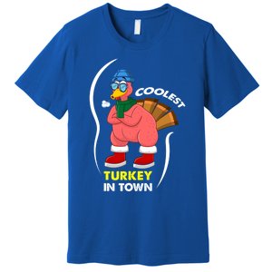 Coolest Turkey In Town Pajama Matching Meaningful Gift Premium T-Shirt