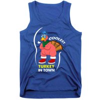 Coolest Turkey In Town Pajama Matching Meaningful Gift Tank Top