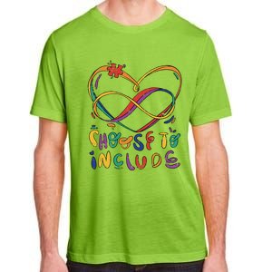 Choose To Include Autism Awareness Teacher Special Education Adult ChromaSoft Performance T-Shirt