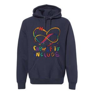 Choose To Include Autism Awareness Teacher Special Education Premium Hoodie